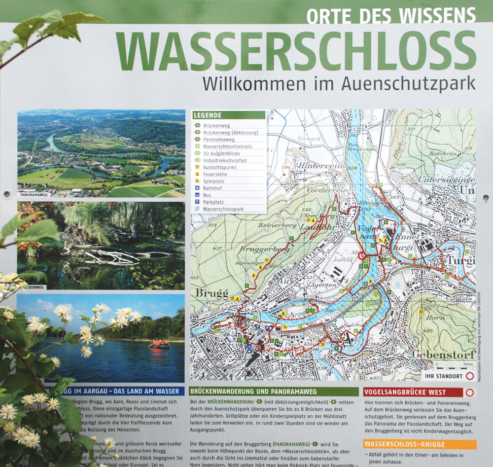 Plakat Wasserschloss - Auenschutzpark
